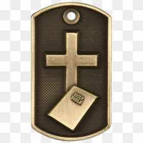 3d Gold Religion Cross Dog Tag , Png Download - Dog Tag, Transparent Png - dog tag png