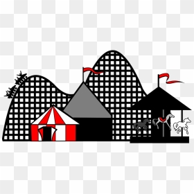 Thumb Image - Theme Park Clip Art, HD Png Download - rollercoaster png