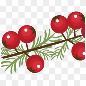 Berry Clipart Winter - Christmas Berries Png, Transparent Png - berries png