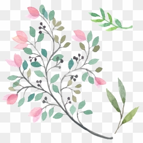 Transparent Foliage Png - Watercolor Painting, Png Download - foliage png