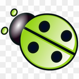 Green Lady Bug Svg Clip Arts - Green Ladybug Clipart, HD Png Download - lady bug png