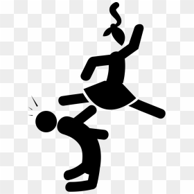 Girl Kicking A Boy In The Face - Boy Kicking Girl Png, Transparent Png - girl face png