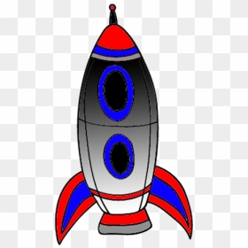 Cartoon, HD Png Download - rocketship png