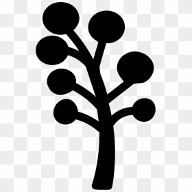 Tree Trunk With Seven Balls Of Foliage - Trunk, HD Png Download - foliage png