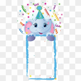 Transparent Bindle Clipart - Birthday For Kids Png, Png Download - birthday photo frame png