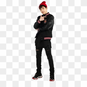 Exo Xiumin Png Vector, Clipart, Psd - Transparent Background Man Standing Png, Png Download - exo png