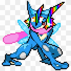 Ash Greninja Pixel Art , Png Download - Pokemon Ash Greninja Pixel Art, Transparent Png - ash greninja png