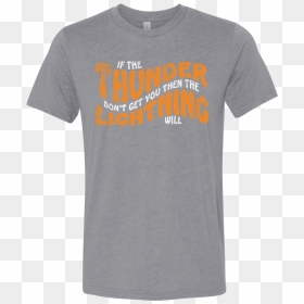 Active Shirt, HD Png Download - thunder lightning png