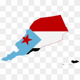South Yemen Flag Map, HD Png Download - communism png