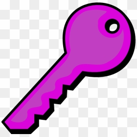 Free Clipart Of Car Keys Graphic Freeuse Library Purple - Key Clip Art, HD Png Download - car keys png