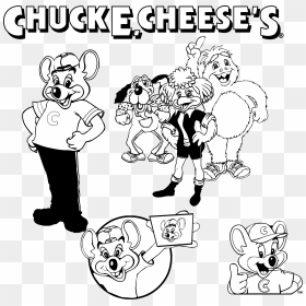 Chuck E Cheese Logo Black And White - Chuck E Cheese Coloring, HD Png Download - chuck e cheese png
