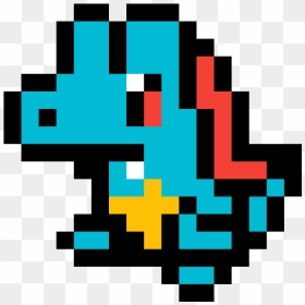 Totodile Pixel Art , Png Download - Coffee Bean Pixel Art, Transparent Png - totodile png