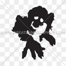 Production Ready Artwork For - Illustration, HD Png Download - zombie silhouette png