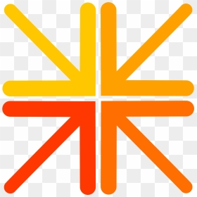 Free Culture Logo Entry Orange Clip Arts - Arrows Pointing To Center Png, Transparent Png - orange arrow icon png