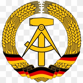 Coat Of Arms Of East Germany Communism, Cold War, - East Germany Emblem, HD Png Download - communism png