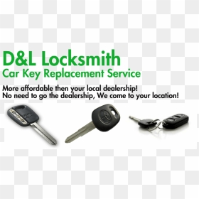 Car Key Replacement - Transponder Key, HD Png Download - car keys png