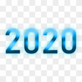 2020 Year Png - 2020 In Blue Transparent, Png Download - blue line design png