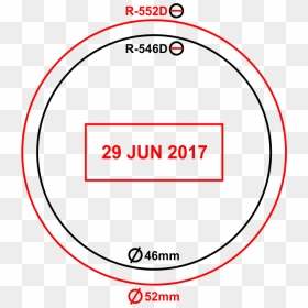 Round Date Stamp - Circle, HD Png Download - round stamp png