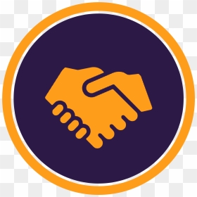 Circle, HD Png Download - handshake icon png