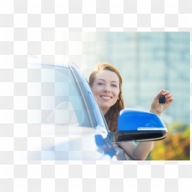 Woman In Car Holding Car Key - Stock Photography, HD Png Download - car keys png