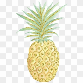 #glitter #pineapple #summer # #piña - Summer Glitter Pineapple, HD Png Download - piña png