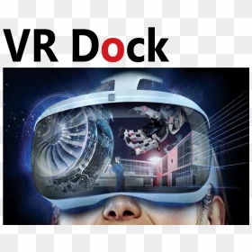 Virtual Reality Dock Logo - Virtual Reality, HD Png Download - oculus rift png
