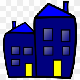 Cartoon School Building Clipart - Small Building In Cartoon, HD Png Download - office building vector png