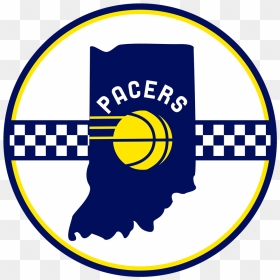 Pacers 13 Sports Logos, Aba - New Indiana Pacers Logo, HD Png Download - indiana outline png