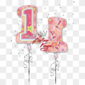 1st Birthday Number Shape - Drawing, HD Png Download - 1st number png