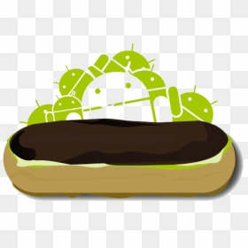 Android Eclair - Android 2.0 2.1 Eclair, HD Png Download - android kitkat logo png