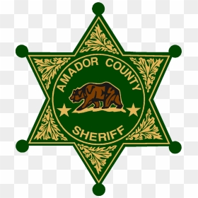 Amador County, HD Png Download - sheriff badge png