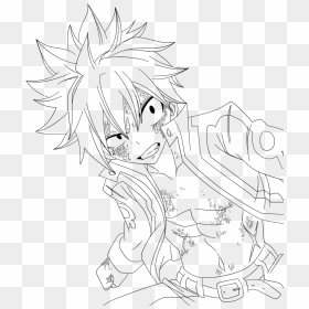 Natsu Dragneel Coloring Pages - Natsu Fairy Tail Coloring Pages, HD Png Download - natsu dragneel png