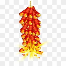 Firecracker Chinese New Year Crackers, HD Png Download - chinese food png