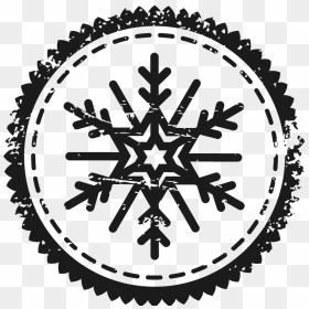 Circular Snowflake Rubber Stamp - Christmas Rubber Stamp Png, Transparent Png - approved stamp png
