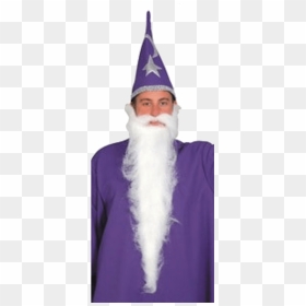 White Wizard Beard - Bishop, HD Png Download - wizard beard png