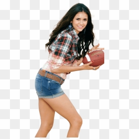 Nina Dobrev Playing Rugby Clip Arts - Transparent Nina Dobrev, HD Png Download - nina dobrev png tumblr