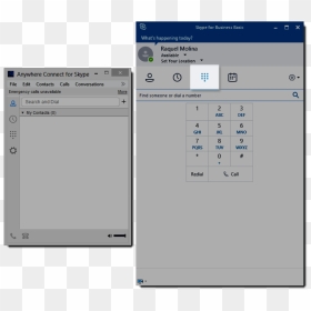 Screenshot, HD Png Download - skype icon png