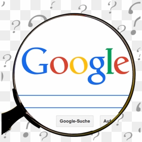 Google Search Bar And Magnifying Glass - Circle, HD Png Download - google search bar png