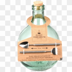 Terrarium Bottle 5 Litre Set - Esschert Design Terrarium, HD Png Download - fancy label png