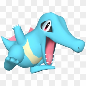 Download Zip Archive - Totodile Smash Bros, HD Png Download - totodile png