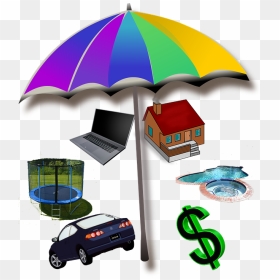 Umbrella-insurance - Back Of Car Clip Art, HD Png Download - insurance png