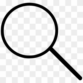 Explore Find Look Magnifier - Magnifying Glass Black Png, Transparent Png - magnifying lens png