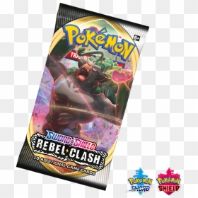 Rebel Clash Booster - Pokemon, HD Png Download - pokemon card back png