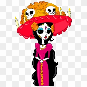 Mexico Clipart Catrina - Mexican Day Of The Dead La Catrina, HD Png Download - day of the dead png