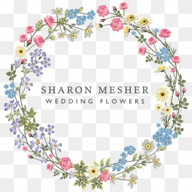Flower Circle For Wedding, HD Png Download - flowers logo png