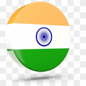 Glossy Round Icon 3d - Indian Flag Hd Images For Phone, HD Png Download - india flag icon png
