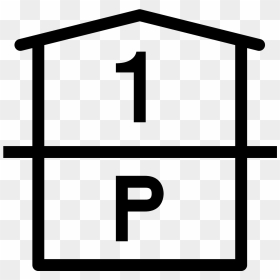 Parking And 1st Floor Icon - 佐世保市博物館島瀬美術センター, HD Png Download - 1st number png