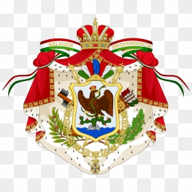 Coat Of Arms Of The First Mexican Empire - Mexican Monarchy Coat Of Arms, HD Png Download - empire png