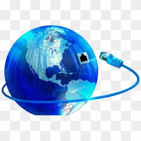 Cable Around Earth Free Png, Transparent Png - world wide web globe png