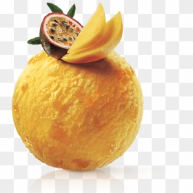Passion Fruit Sorbet - Ice Cream, HD Png Download - mango fruit png